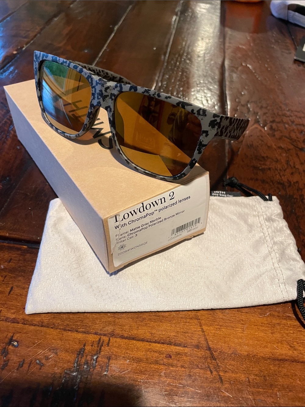 SMITH Sunglasses - Gray Camo Frame with Amber Lenses